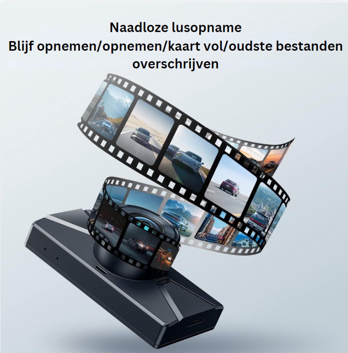 Dashcam - Beveiliging - Universele Pasvorm - Met Achteruitrijcamera - Display - Autocamera