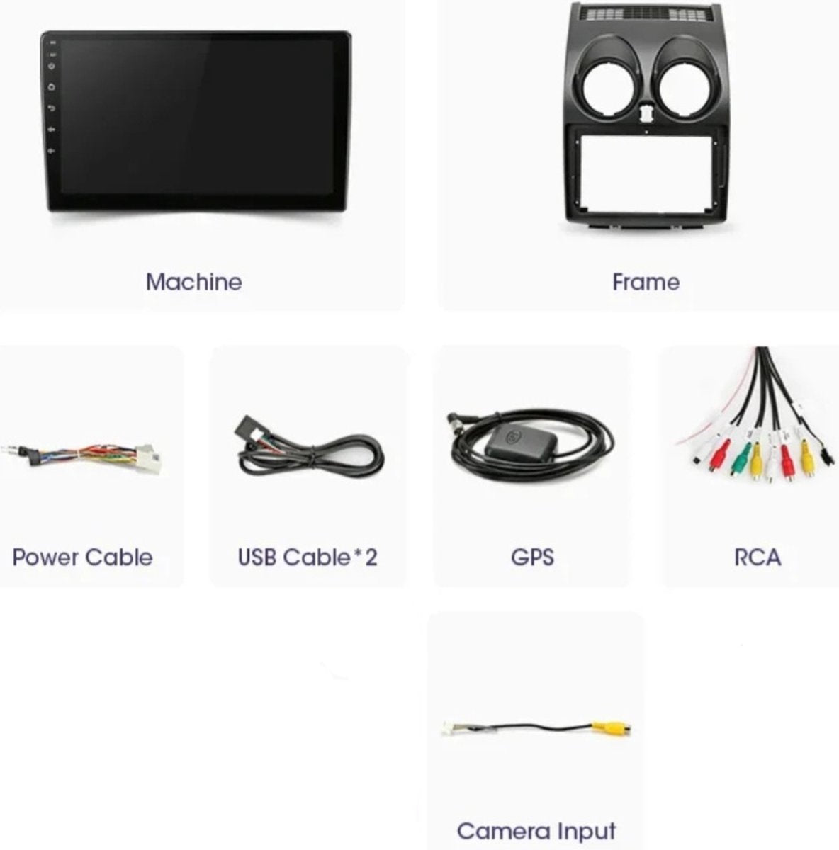 Nissan Qashqai | 2006 - 2013 | Carplay & Android auto | 4GB & 64GB | Autoradio met navigatie | Radioscherm | 2006 2007 2008 2009 2010 2011 2012 2013 | J10