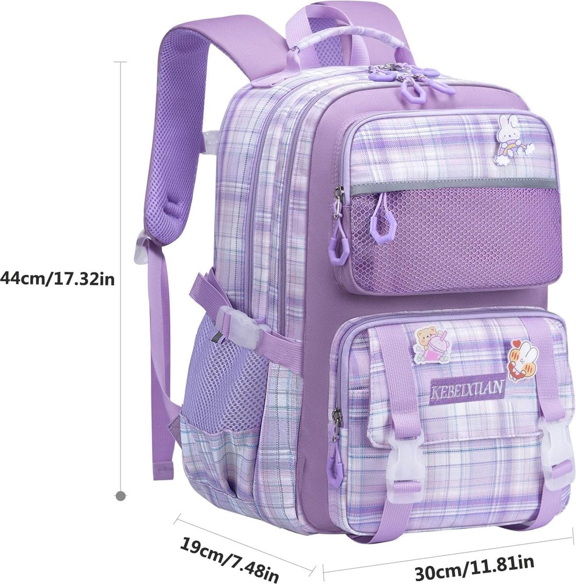 Stylish and Comfortable School Bag for Girls Aged 6-12 Years