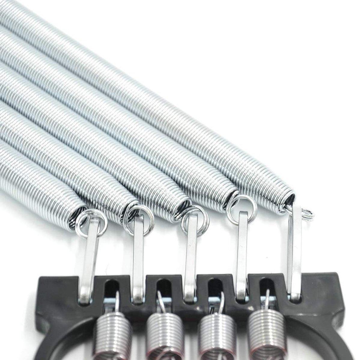 Expander Fitness met 5 veertrainers voor spieren, borstexpander en handknijper, verstelbaar, spiertrainingsapparaat, voor training van borst-, schouder- en armspieren