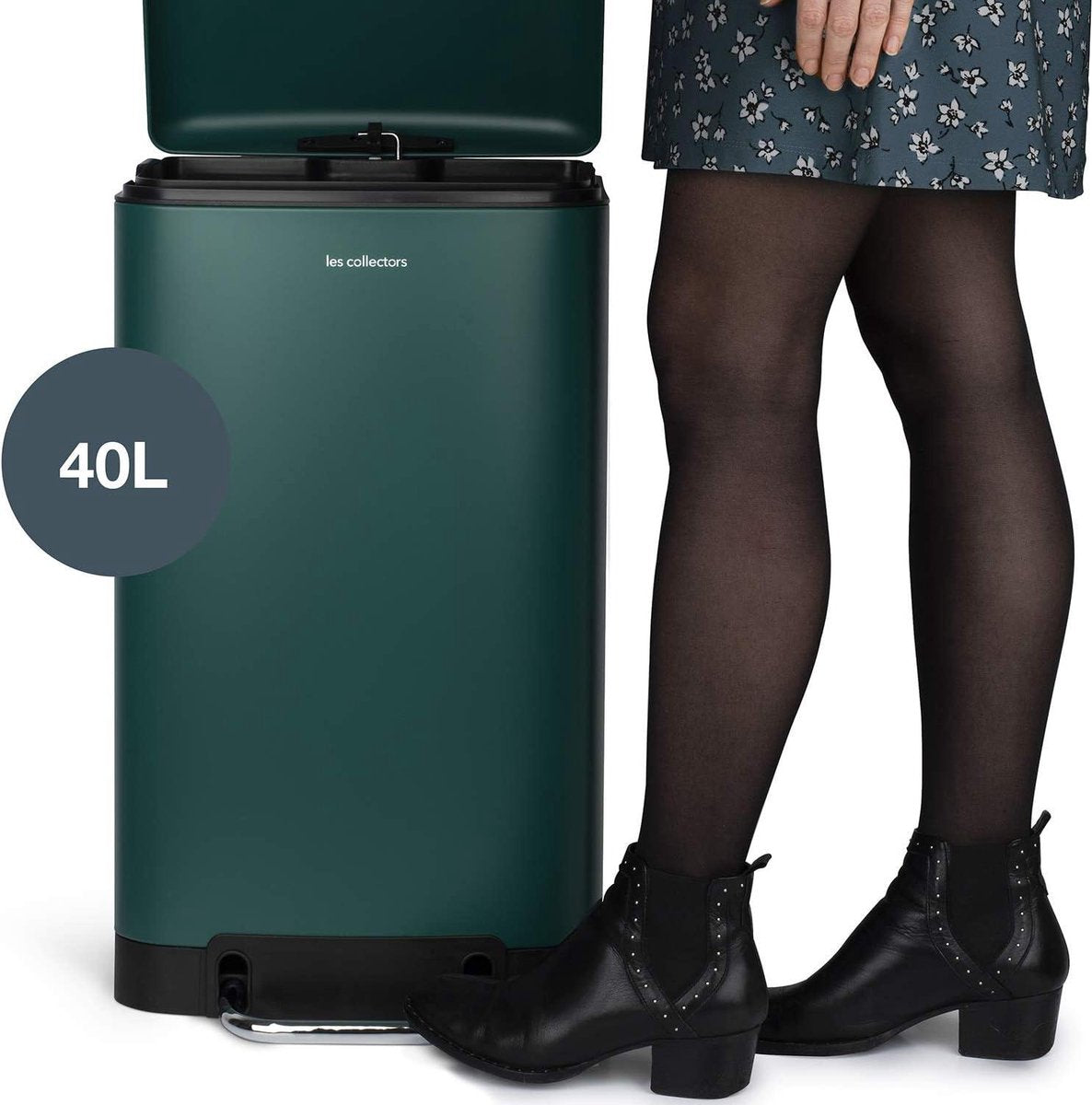 60-Liter RVS Prullenbak - Grote Inhoud - Soft-Close Deksel - Gebruiksvriendelijk