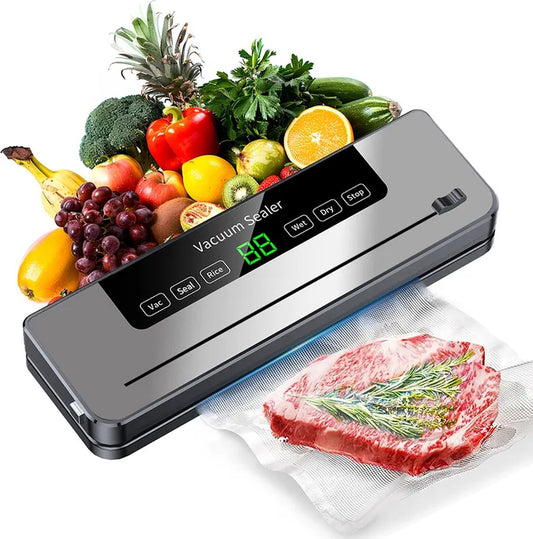 Vacumeermachine - Vacuüm Sealer - Foodsaver - Vacuümmachine met Slangaansluiting - Inclusief Vacuümzakken