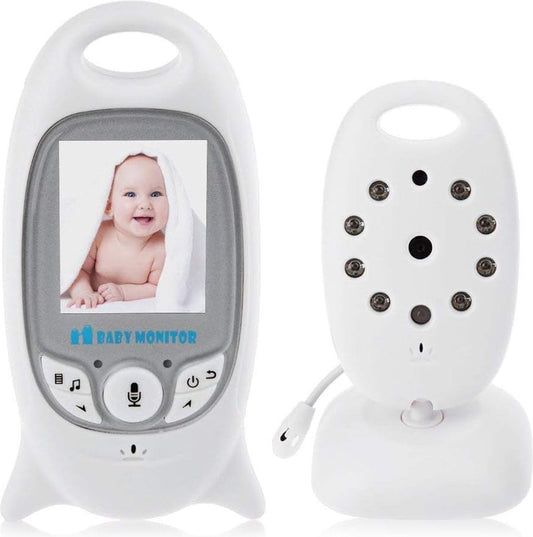 Babyfoon - Baby Monitor - Babyfoon Met Camera - Zonder Wifi Baby Geboorte Video Deurtelefoon Draadloze Audio Tweerichtingscommunicatie 2,4 GHz Temperatuursensor Nachtzicht LCD-scherm Babyfoon voor Babykamer