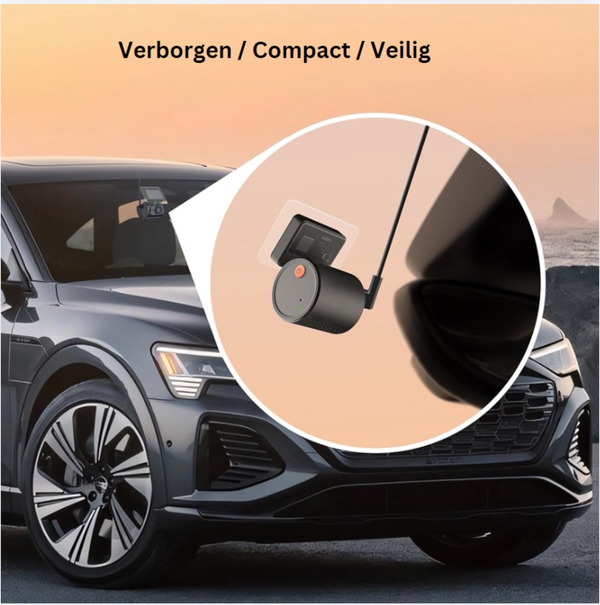 Dashcam - Beveiliging - Universele Pasvorm - Met Achteruitrijcamera - Display - Autocamera