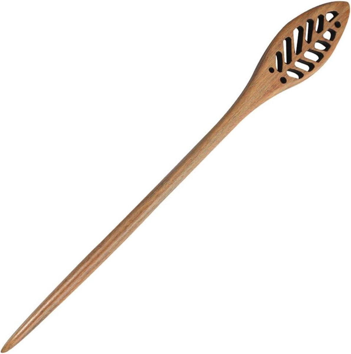 Houten Haarstok Haaraccessoires Set - Lange Haarspelden Hoorn Vork Pin - Chignon Houder - 4 Stuks