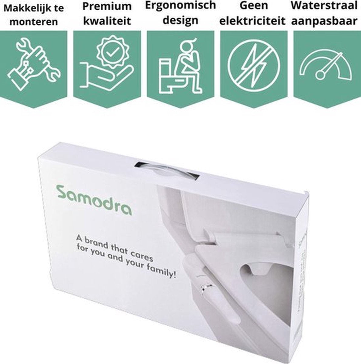 Wc bidet - bidet - bidet met wc-brilbevestiging - toiletbrilbidet - hygiënische douche - wc-brilbidet - handdouchebidet - wc-sproeier - badkameraccessoires - bidetsproeier - wc-bidetsproeier