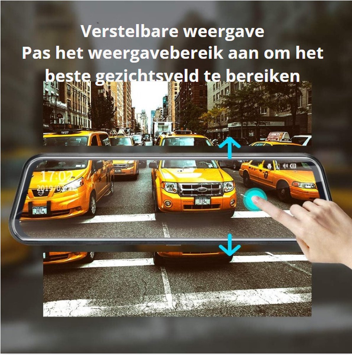 Dashcam - Beveiliging - Universele Pasvorm - Met Achteruitkijkfunctie - Scherm - Autocamera