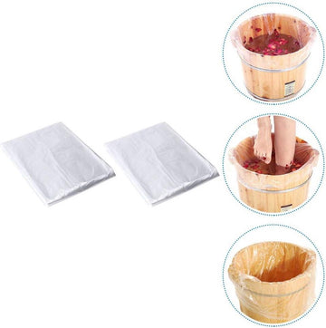 140 stuks plastic voetbadzakken - voetbadzakken voor voetpedicure spa - voetbad - html-conteent Voet Baden