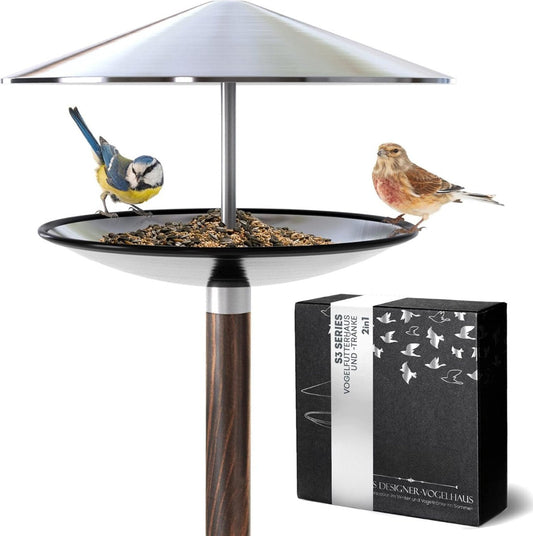 Vogelhuisje op Paal - Voederhuisje op Paal - Vogelhuisje op Voet - Staand Vogelhuisje - Perfect voor de Lente