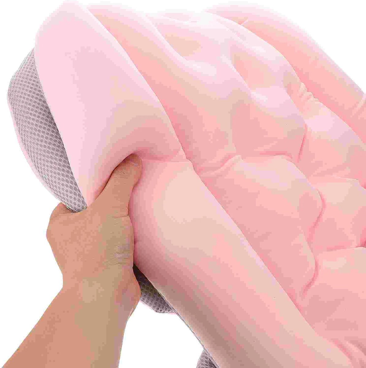 Luxe Badkussen - Roze - Antislip Spa Hoofdsteun Kussen Rugondersteuning - Baden - Waterdicht Babykussen - Biomateriaal