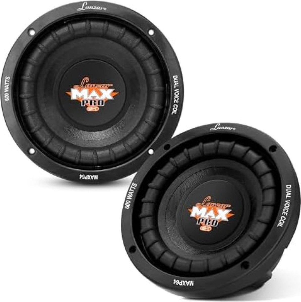 Max Pro 600 W 6.5 inch 4 Ohm auto subwoofer met kleine behuizing