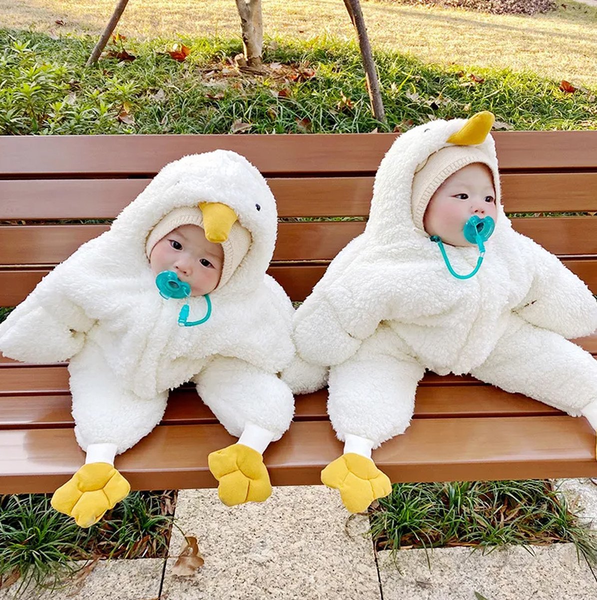 Newborn baby sleeping bag - Baby outfit - From 45 to 90 CM - Baby gift - Duck - Baby clothes - Present - Warm - Good quality