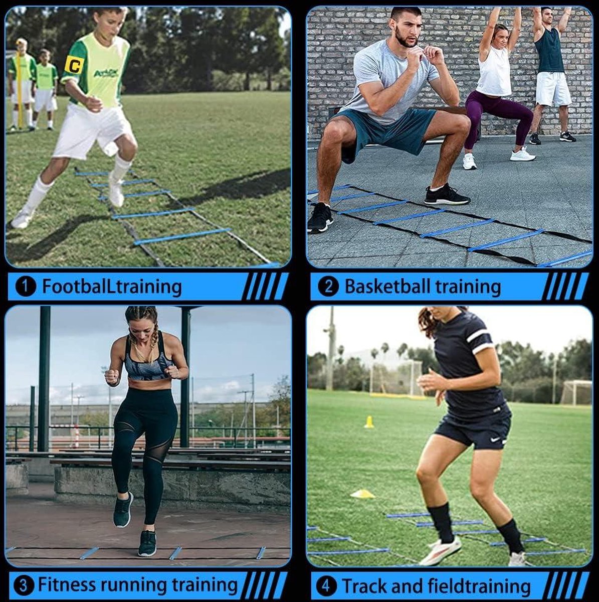 Voetbaltrainingsset - met extra accessoires Voetbal Trainingsmateriaal