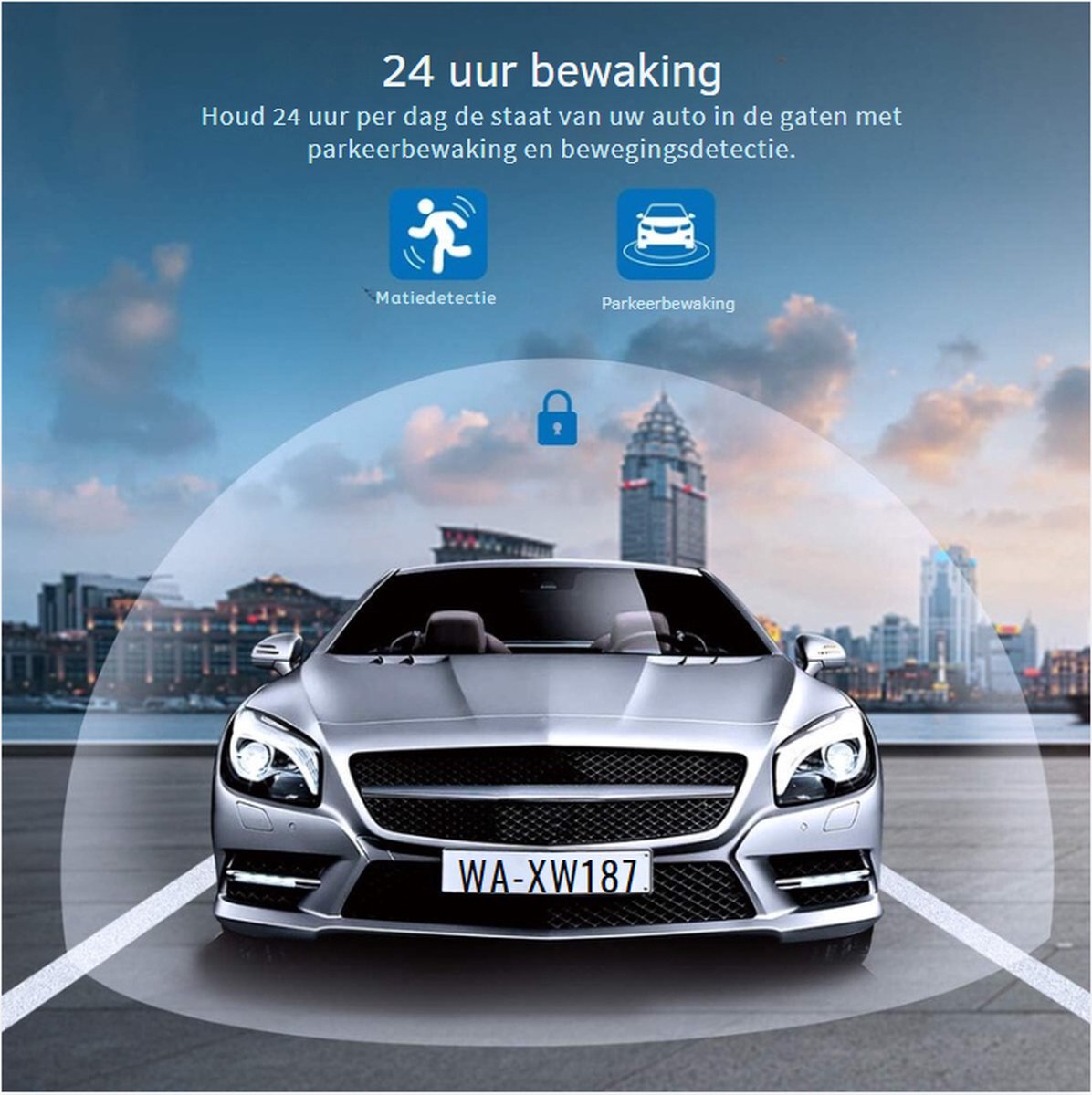 Dashcam - Beveiliging - Universele Pasvorm - Met Terugkijkfunctie - Beeldscherm - Auto Camera
