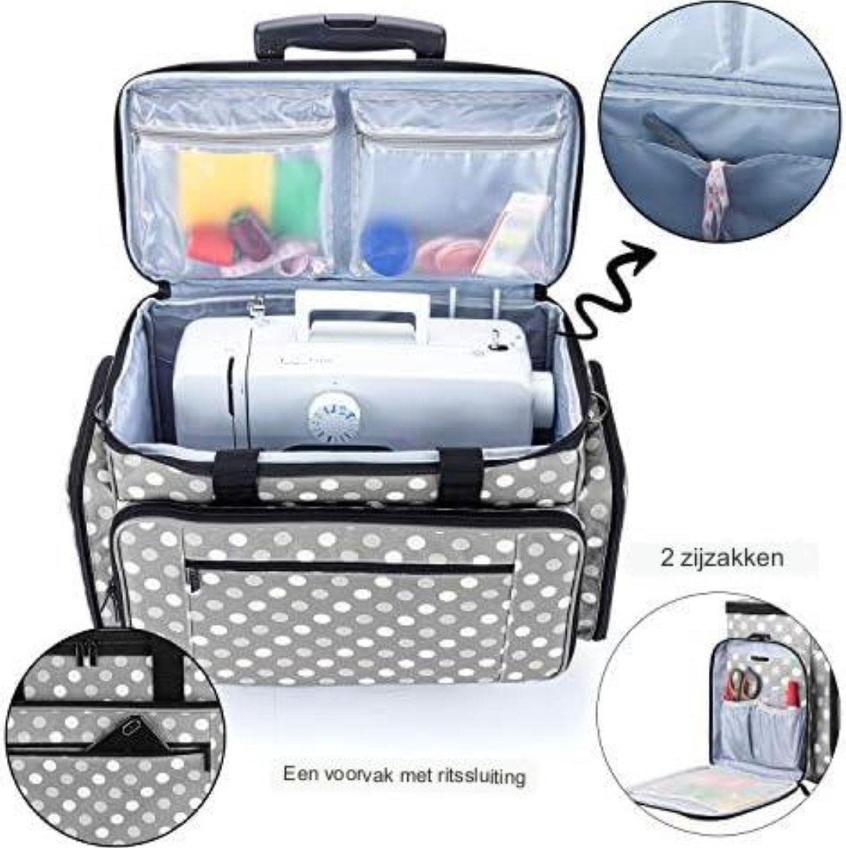 Sewing Machine Bag - Sewing Machine Trolley - Sewing Machine Case - Sewing Bag