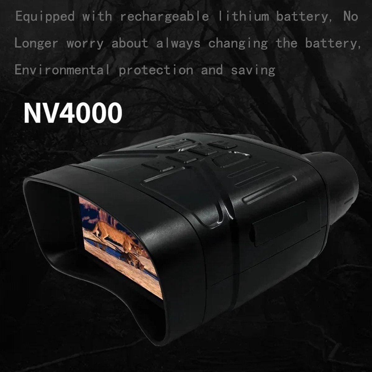 Night Vision - Night Vision With Infrared - Thermal Imaging Night Vision - 5x Zoom - HD