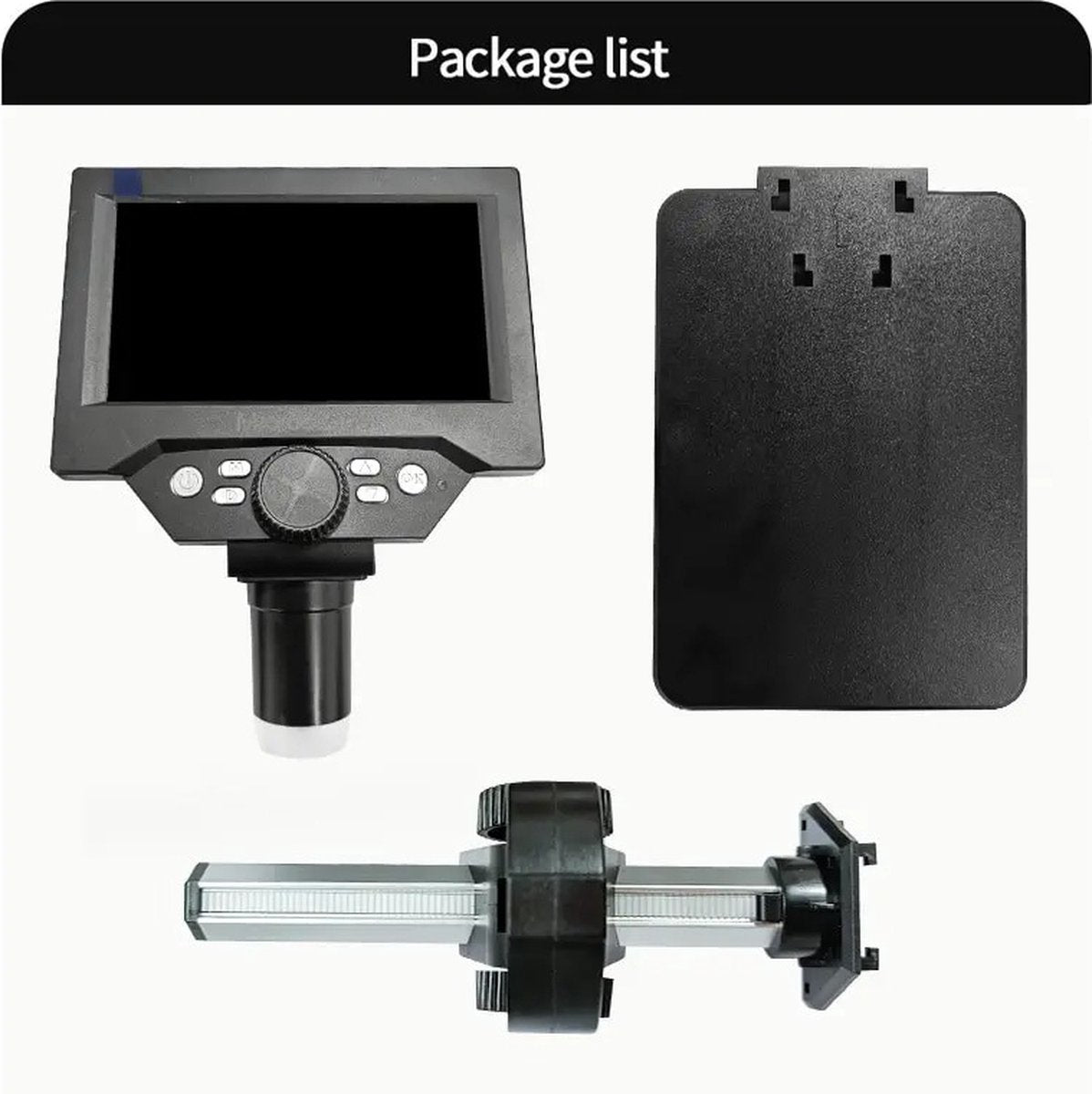 Digitale Microscoop - LCD scherm 5,5 Inch - 1080P - Full HD - 8 Ledlampen