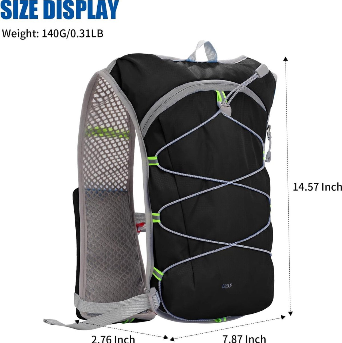 Hydratatievest - Hydratatievest Hardlopen - Waterzakvest - Waterrugzak - Hydratatiepack - Voor Hardlopen, Marathons, Wandelen, Fietsen