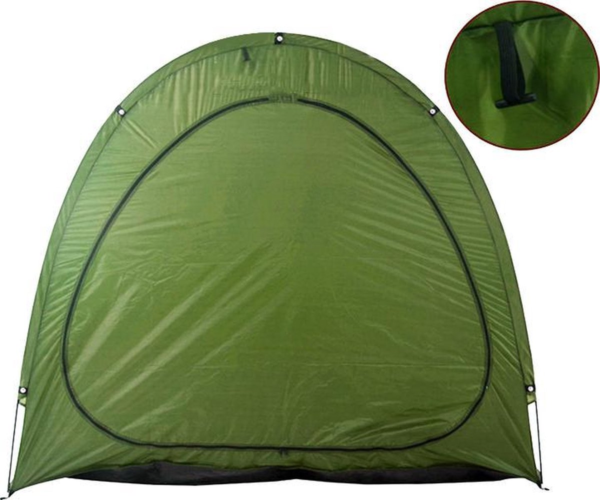 Fietstent, fietsenschuurtent, tent voor outdoor camping - groen 200*80*165CM