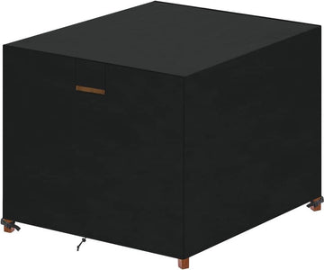 Beschermhoes voor tuinmeubelen, waterdicht, afdekzeil, tuinmeubelen, afdekking, winterbestendig, tuintafel, afdekhoezen, balkonmeubelafdekking, 420D Oxford, tafelafdekking, tuinmeubelen, hoezen, 84 x 84 x 80 cm