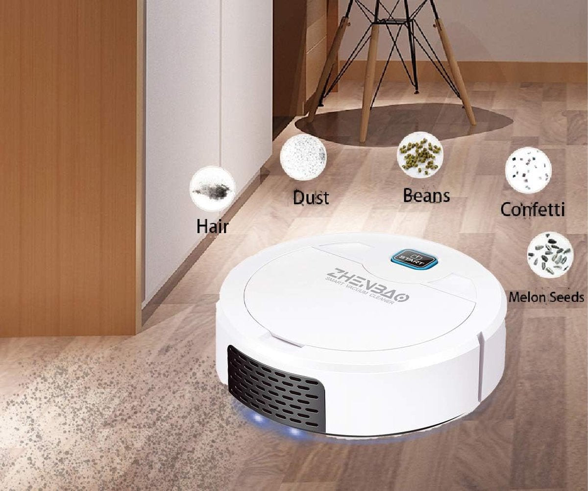 Robotstofzuiger met lader - robotstofzuigers - robotstofzuiger-Robotstofzuiger met dweilfunctie-All-Round Suction robotstofzuiger