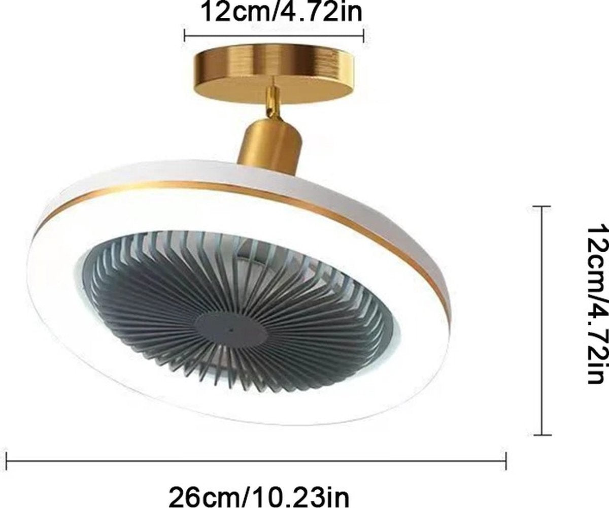 Ceiling Fan Bedroom - Ceiling Light With Fan - Ceiling Fan With Lights - Fan - Ceiling Fan Remote Control - Gold