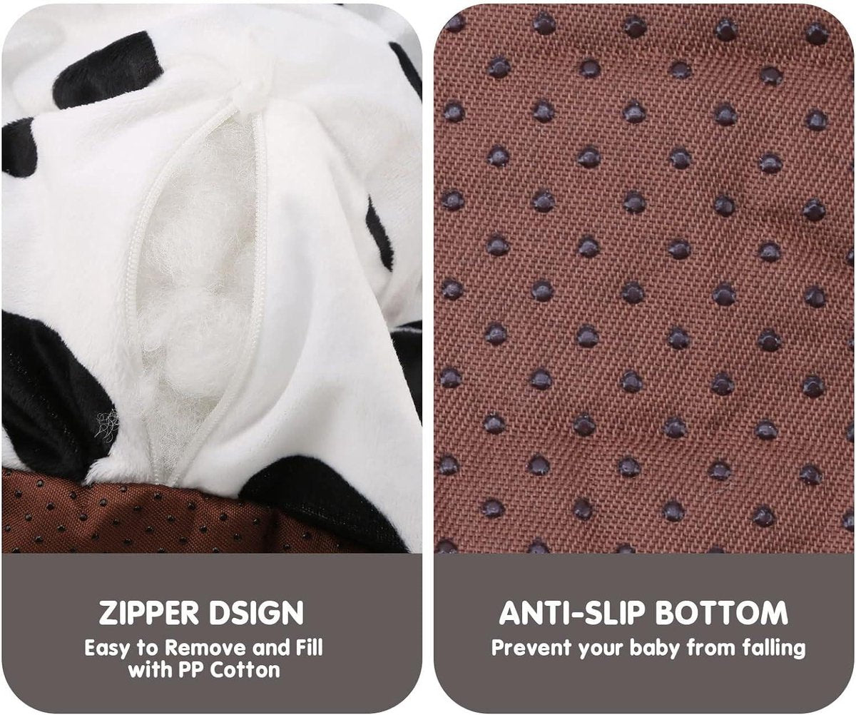 Babyvloerstoel Ligstoelhoes - Leer-zitten Stoelhoes voor Baby's en Peuters