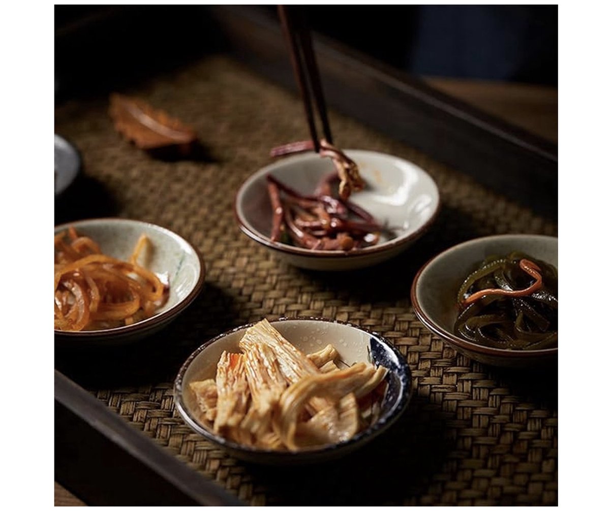Sojasauskom, Dipkom Keramisch, Tapas Schalen, 6 stuks Mini-schaaltjes Keramisch, Snackkommen set, Sushi Soja Dompelkom, Dip Pinch Bowl Set