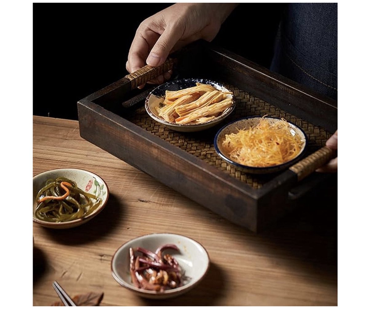 Sojasauskom, Dipkom Keramisch, Tapas Schalen, 6 stuks Mini-schaaltjes Keramisch, Snackkommen set, Sushi Soja Dompelkom, Dip Pinch Bowl Set