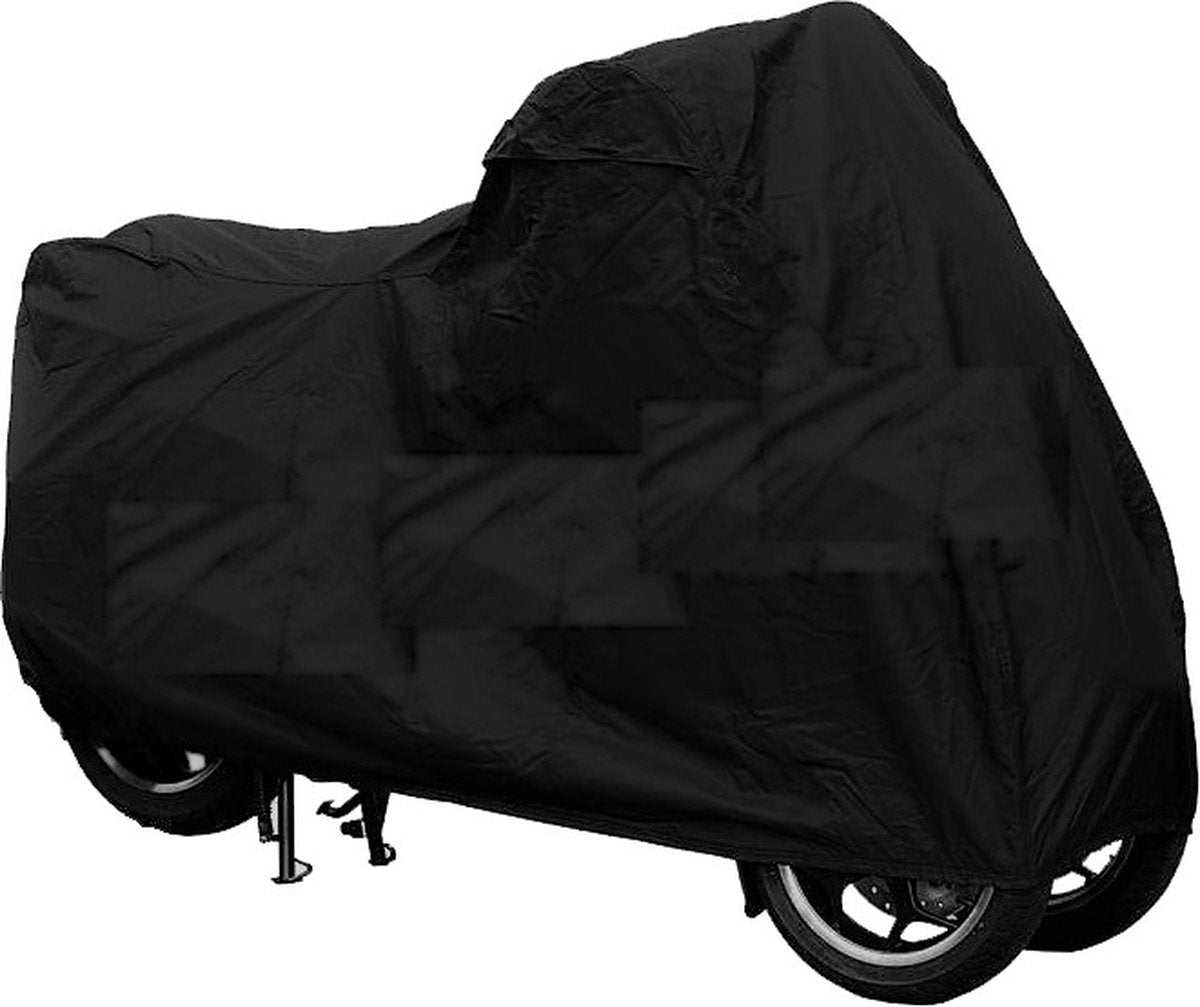 Tricycle Motor Cover / Protective Cover - Black - Size L - Suitable for Piaggio MP3