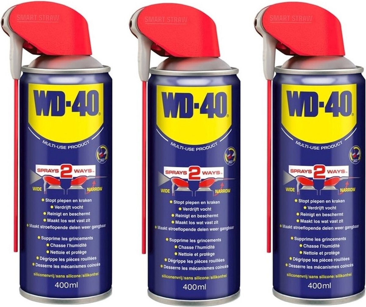 3x bussen WD-40 Kruipolie/multispray 400 ml