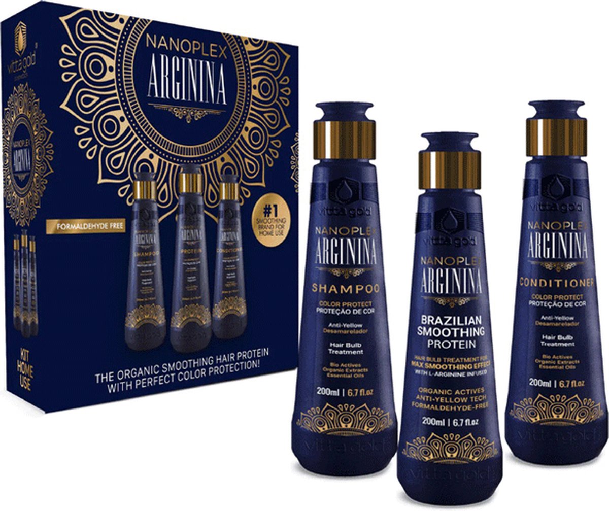 Vitta Gold Nanoplex Arginine Proteïne Kit 3x200ml