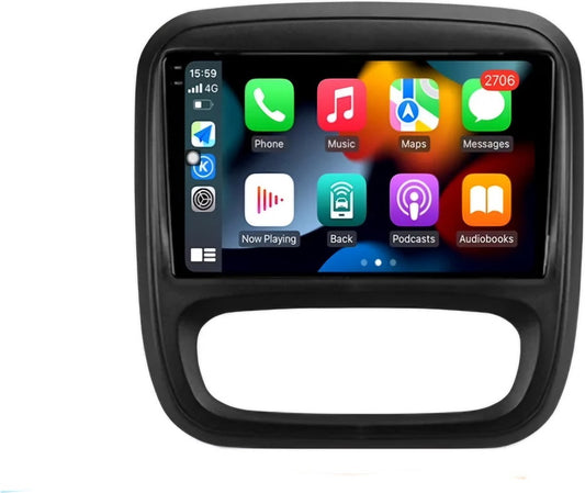 Opel Vivaro B / Renault Trafic 3 / Fiat Talento / Nissan NV300 | 4GB & 64GB | 2014 - 2021 | Autoradio met Navigatie | Carplay & Android Auto | radioscherm | 2014 2015 2016 2017 2018 2019 2020 2021