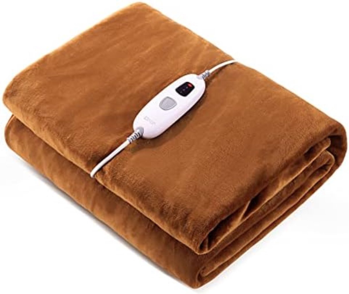 Draadloze Warmtedeken - Draadloze Deken - Draadloze Warmtedeken - Kastanjebruin
