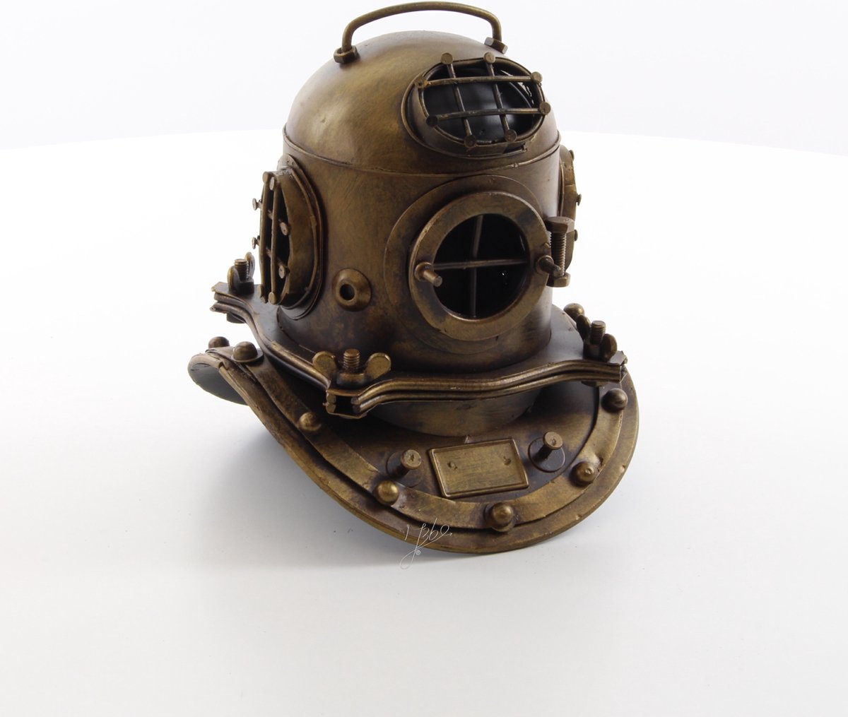 Diving Helmet - Miniature Model - Classic Diving Helmet - Tin Metal - Deep Sea Diving Helmet - Decoration - 17x15x18