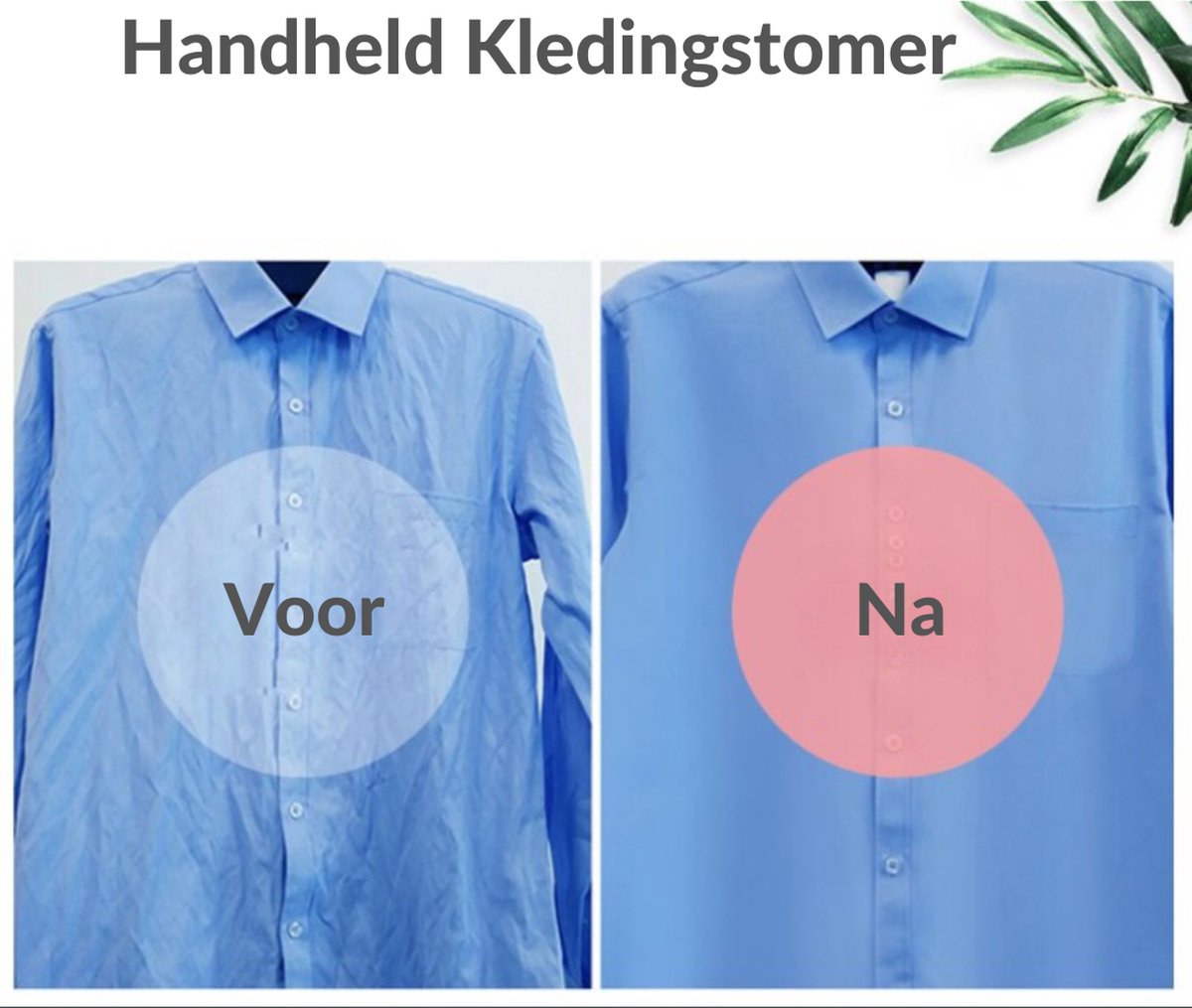 Kledingstomer - Handstoomapparaat Kleding - Steamer - Handig op reis - 1500 Watt - Roze