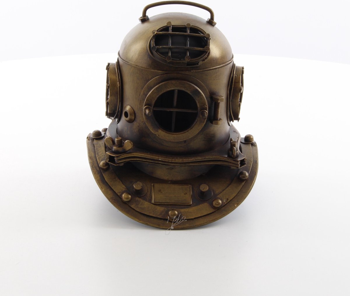 Diving Helmet - Miniature Model - Classic Diving Helmet - Tin Metal - Deep Sea Diving Helmet - Decoration - 17x15x18