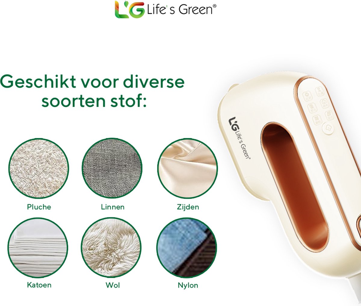 Life's Green® Garment Steamer - With Hand Steamer - Steam Iron - Garment Steamer