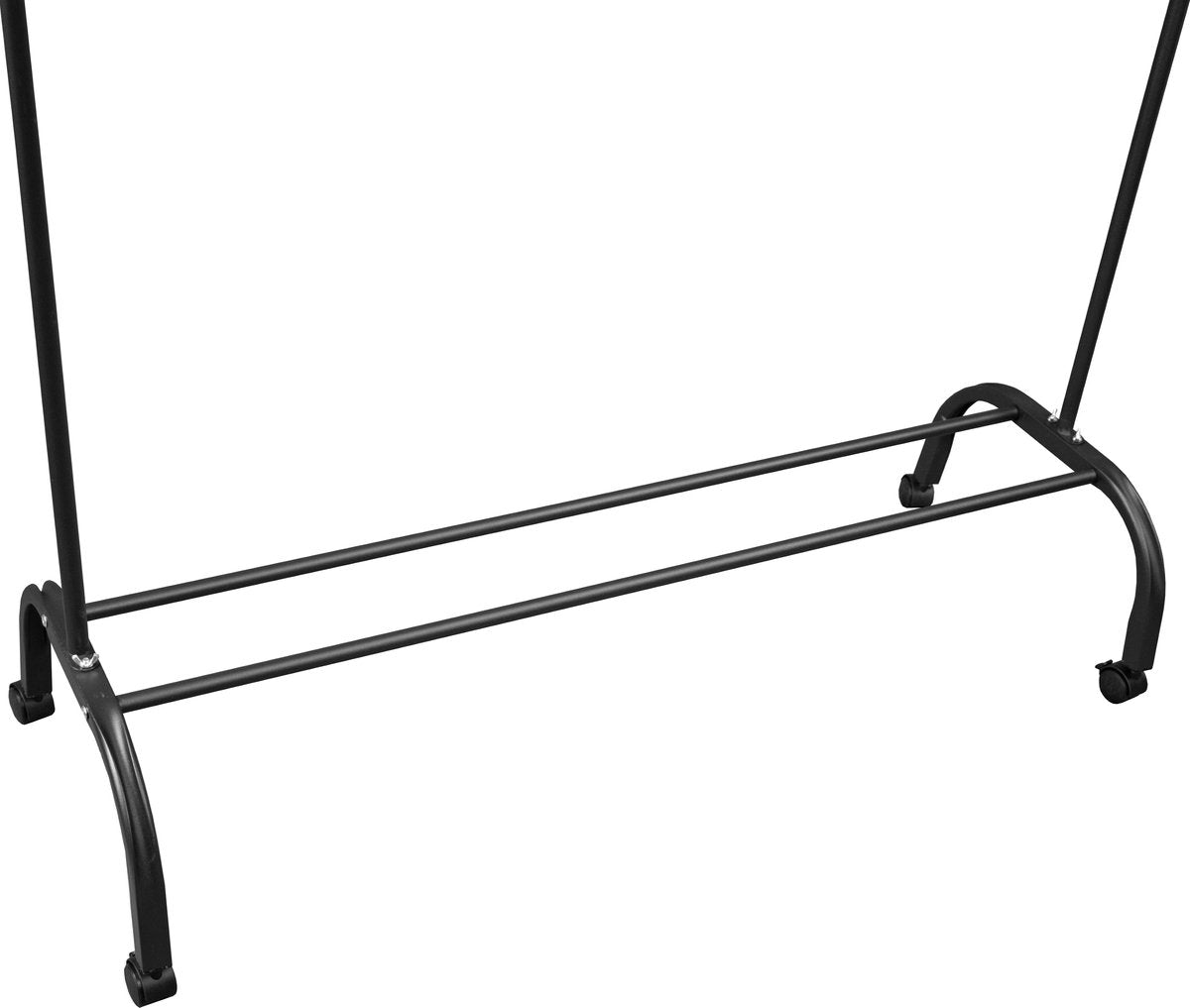 LG Life’s Green Kledingrek - Dressboy – Zwart – Metaal – Garderoberek met ophanghaken – H144xB110xD40 cm