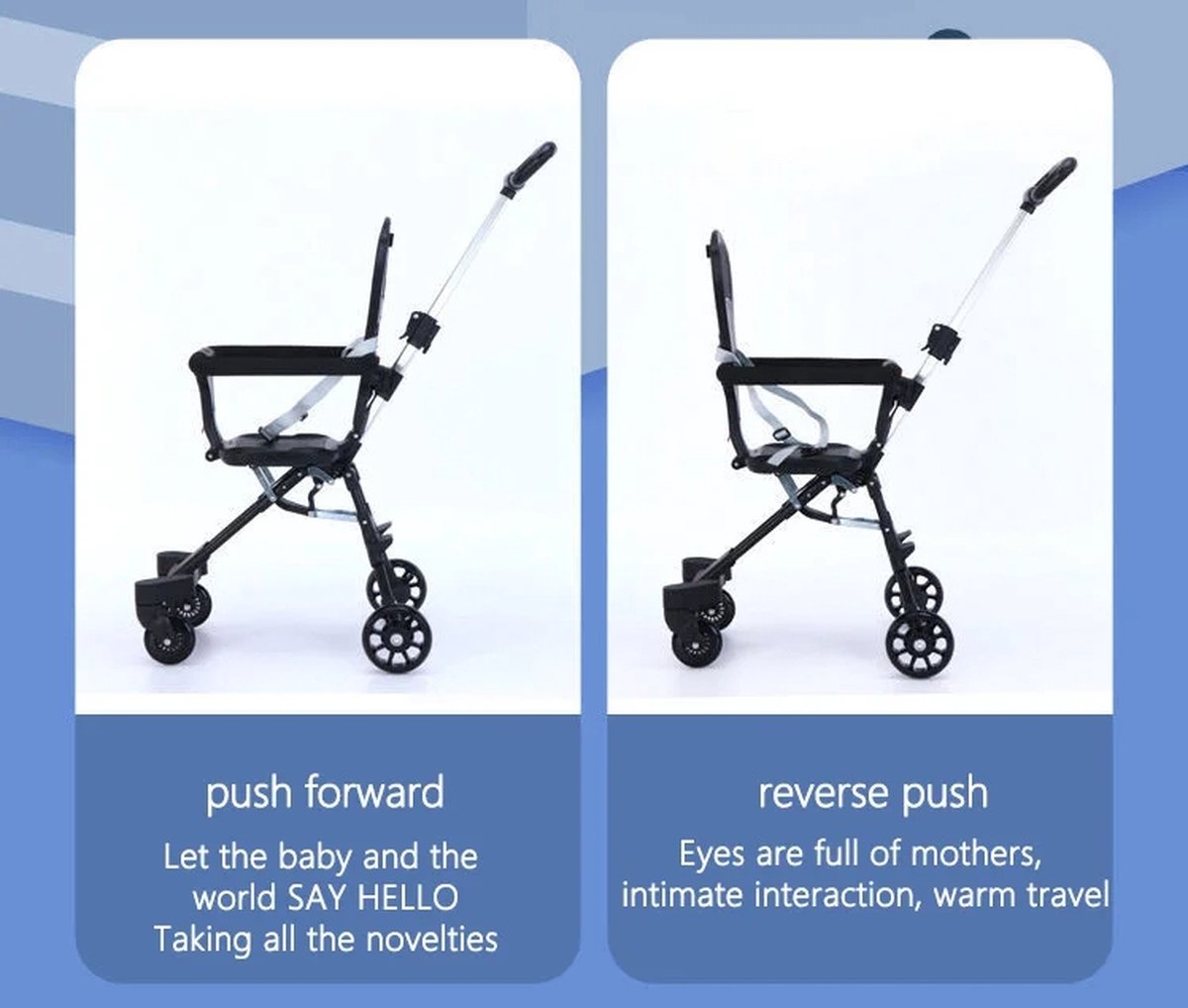 Stroller - Pushchair - Prams - Buggies - Lightweight - Foldable