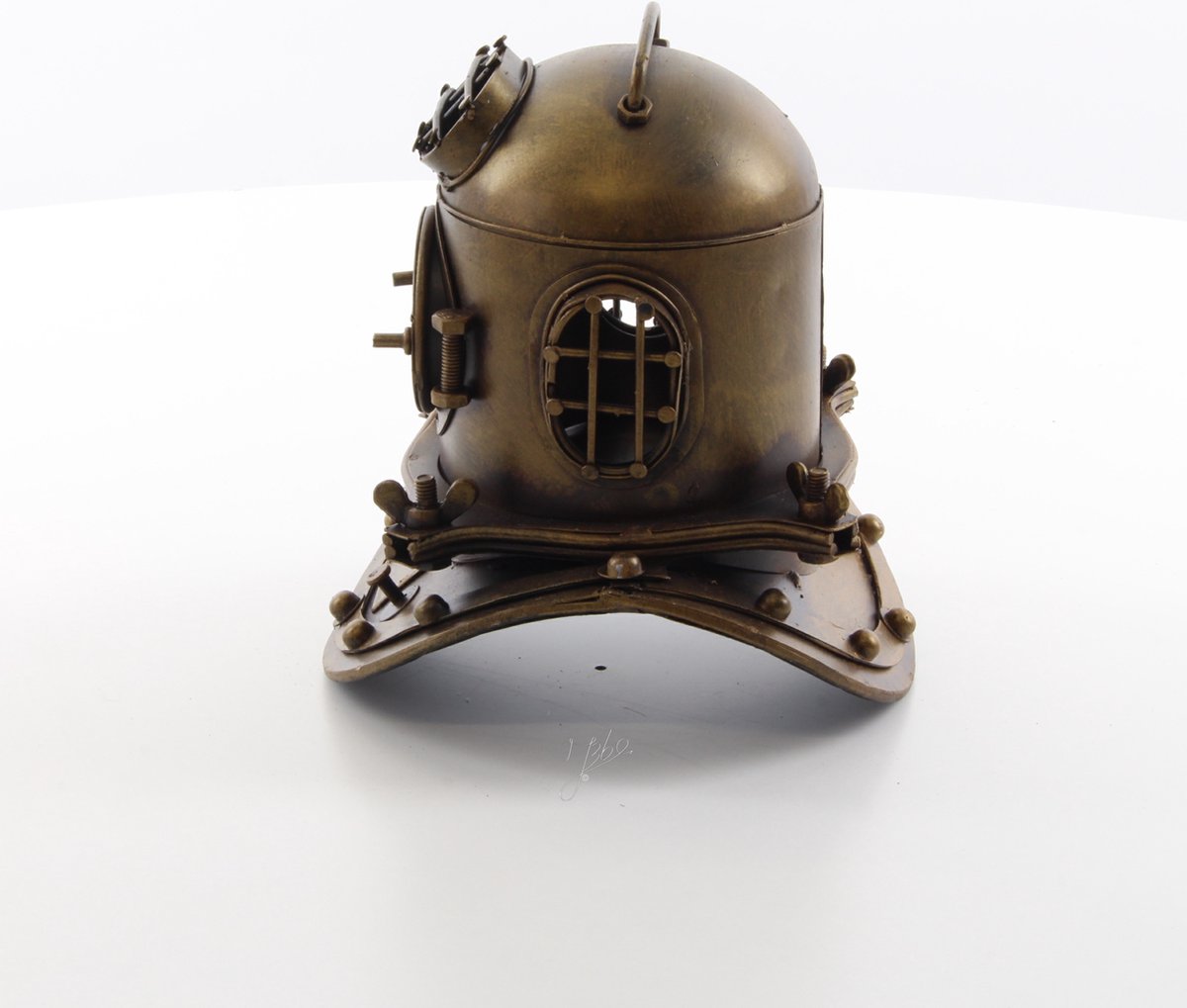 Diving Helmet - Miniature Model - Classic Diving Helmet - Tin Metal - Deep Sea Diving Helmet - Decoration - 17x15x18