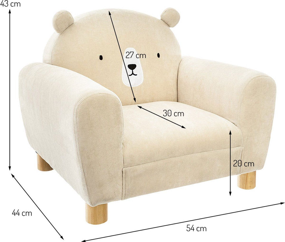 Kinderfauteuil Ours
