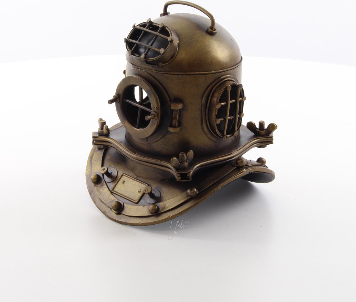 Diving Helmet - Miniature Model - Classic Diving Helmet - Tin Metal - Deep Sea Diving Helmet - Decoration - 17x15x18