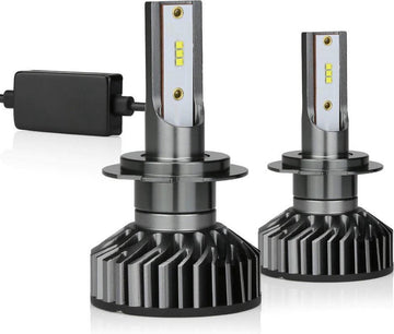 H7 LED Lamp Auto/Motor/Scooter (Set, 2 stuks) - Helder Wit 6000K - 100W - CANBUS - Dimlicht, Grootlicht & Mistlicht - Koplampen