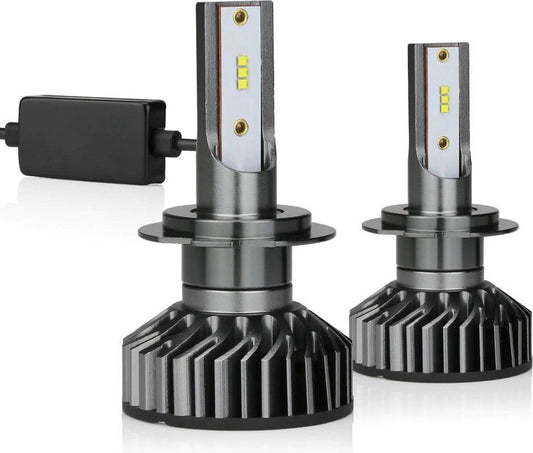 H7 LED Lamp Auto/Motor/Scooter (Set, 2 stuks) - Helder Wit 6000K - 100W - CANBUS - Dimlicht, Grootlicht & Mistlicht - Koplampen