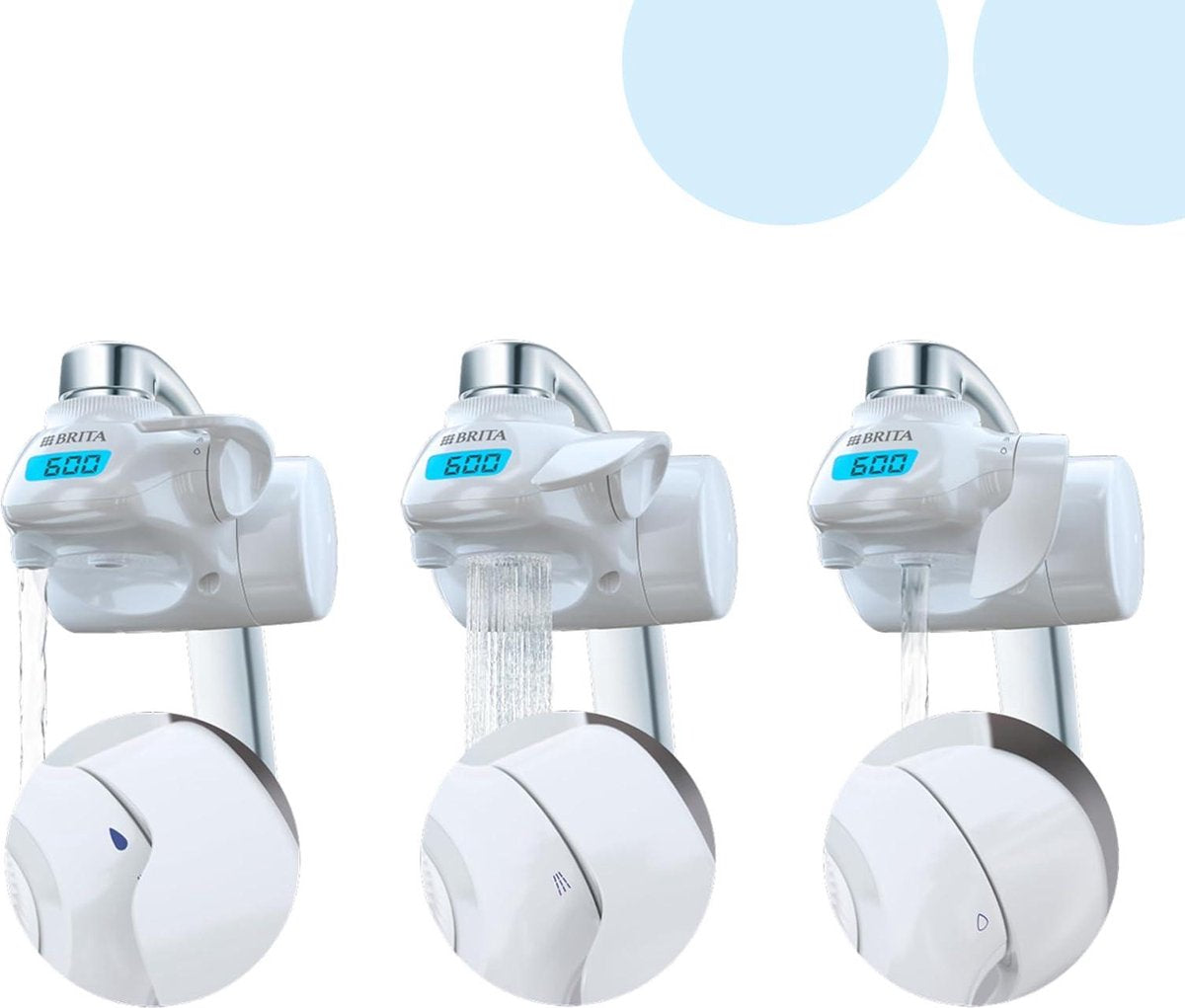 BRITA ON TAP Pro V-MF Waterfiltersysteem incl. 1 filterpatroon - 99,99% - Bacterievrij waterfilters & drinkflessen - Duurzaam Water met Filtertechnologie - Uitstekende Smaak waterfilter kraan