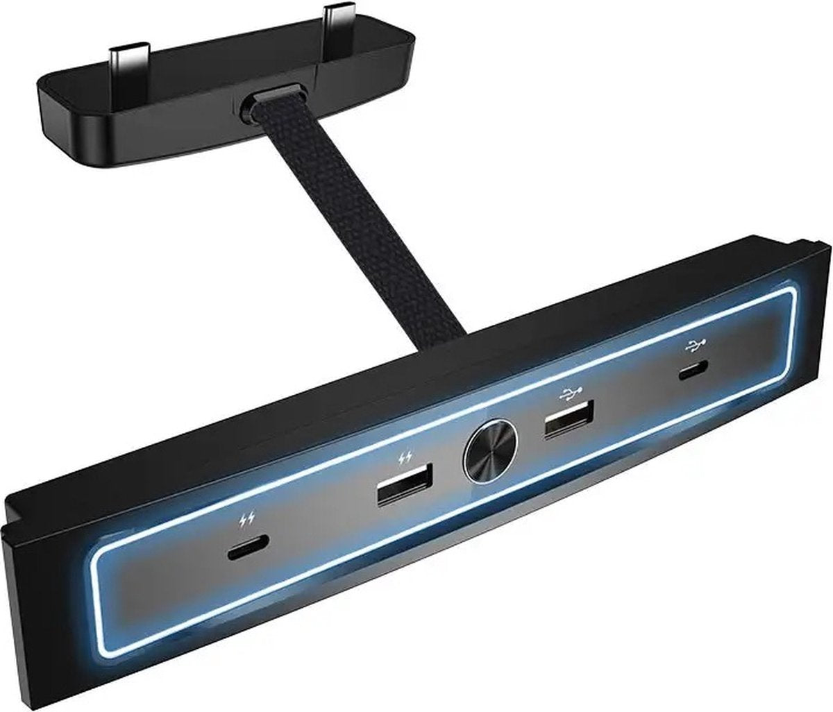 Tesla Model Y en Model 3 USB Hub 4-in-1: Premium Accessoire voor Nederland & België