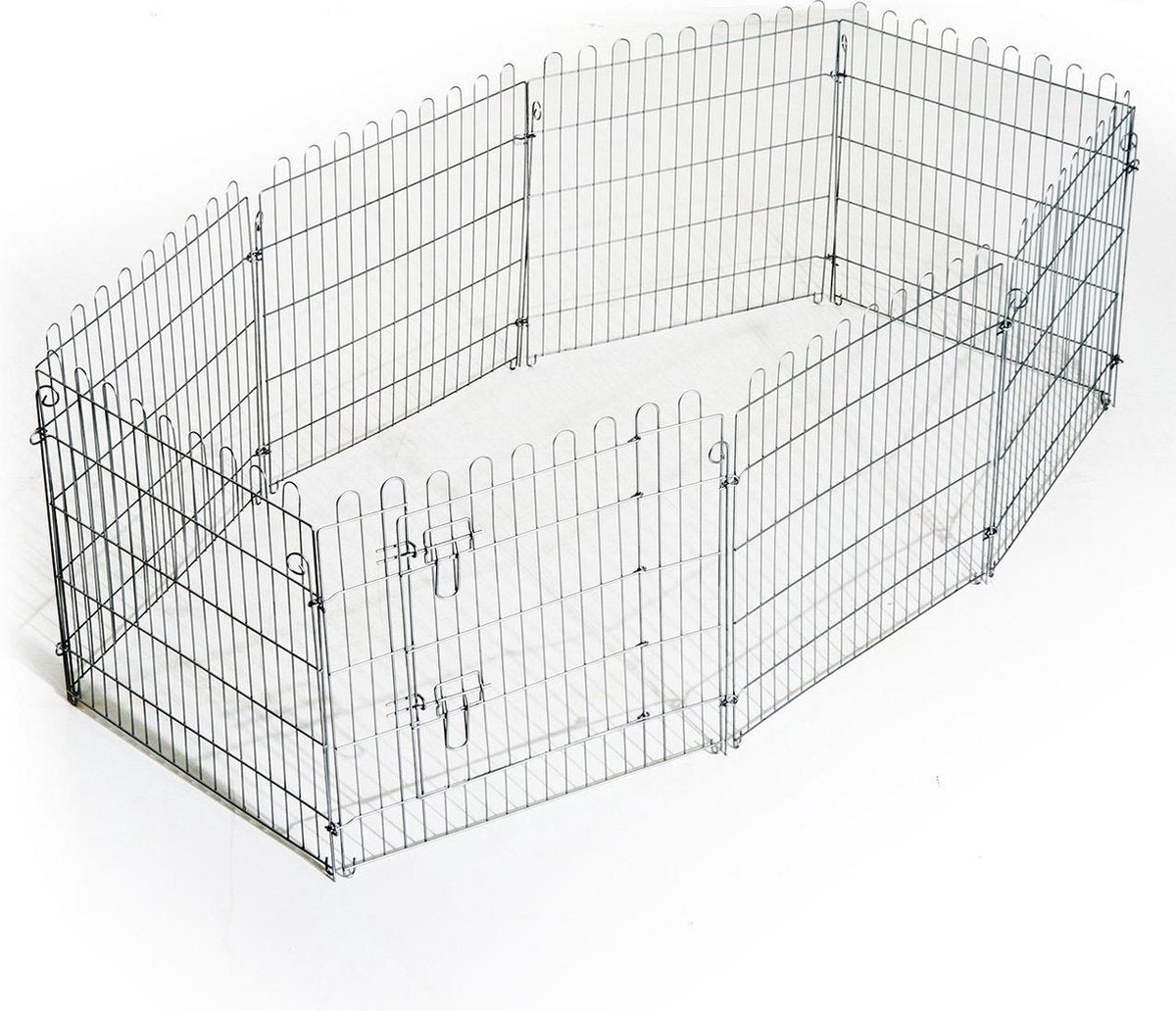 Puppyren XL - metaal - 76 cm hoog - 510 cm omtrek - Inclusief grondhaken