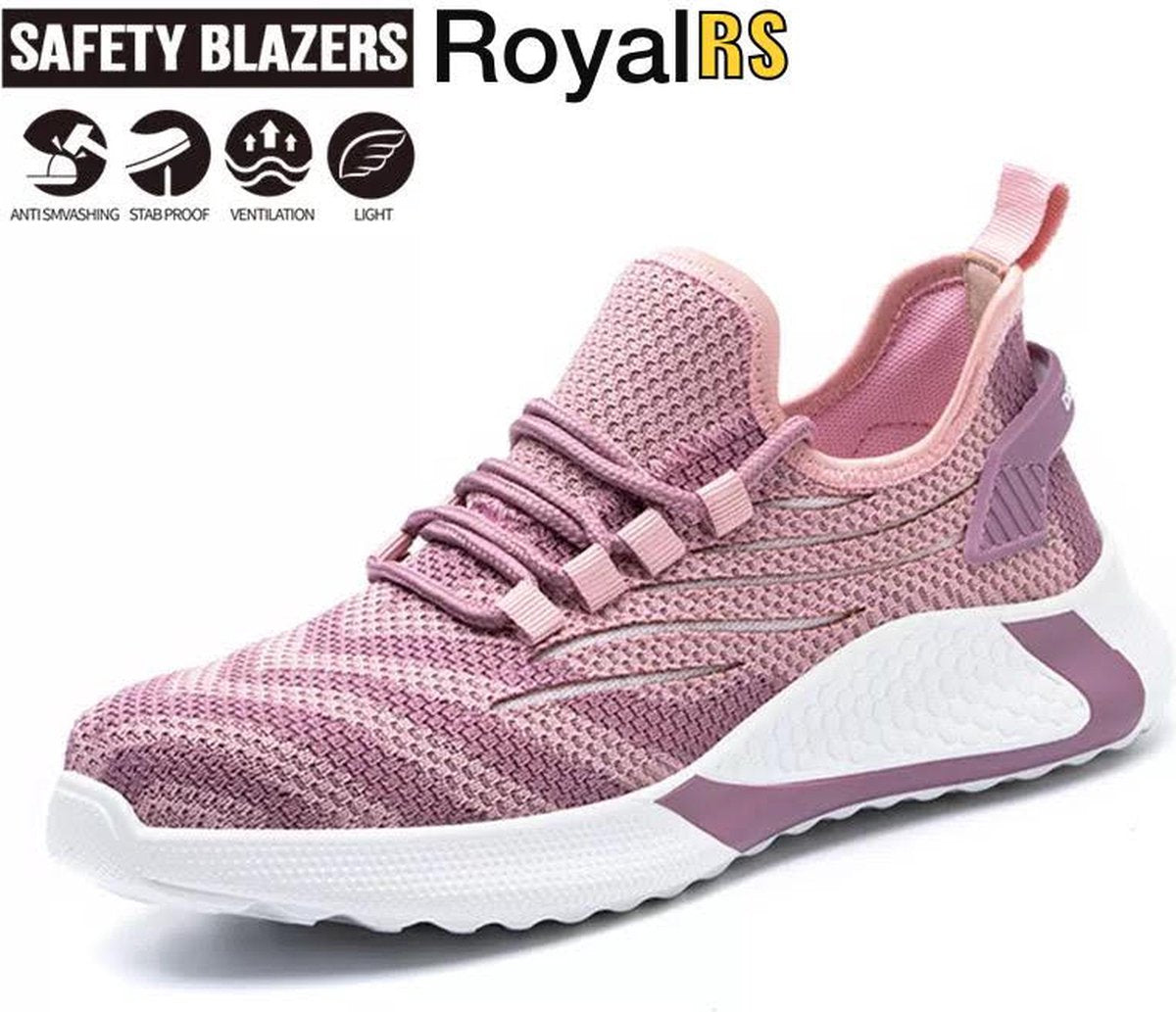 Safety Shoes Ladies - Safety Shoes Ladies - Safety Shoes Men - Safety Shoes Sneakers - Unisex - Sporty - Lightweight - S1P - Size 38