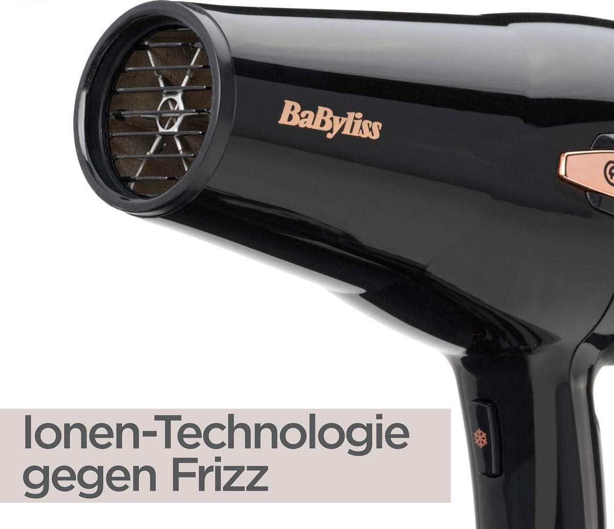 2000 watt BaByliss D373E Cordkeeper haardroger met ionische anti-frizz-functie en intrekbaar snoer föhn met diffuser